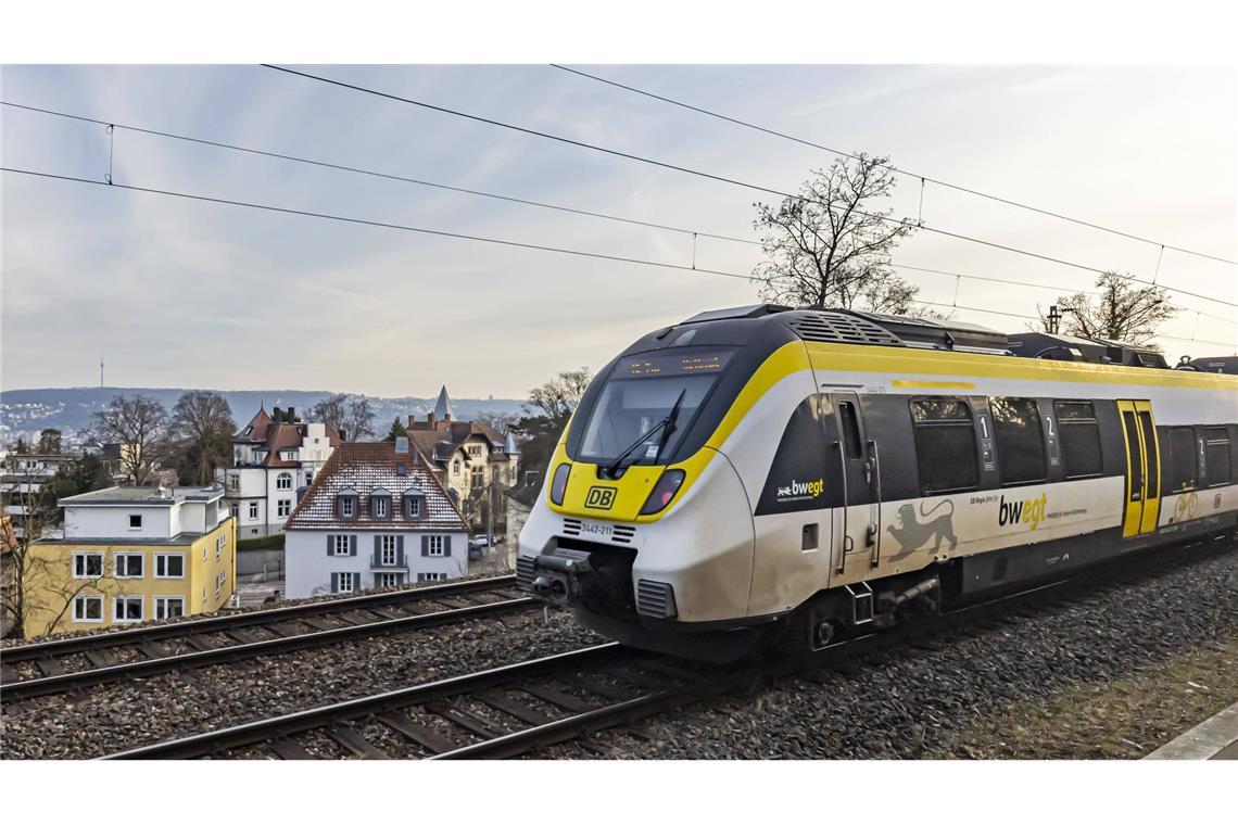 Zwei Tiere wurden am Mittwoch von einem Regionalzug erfasst(Symbolbild).