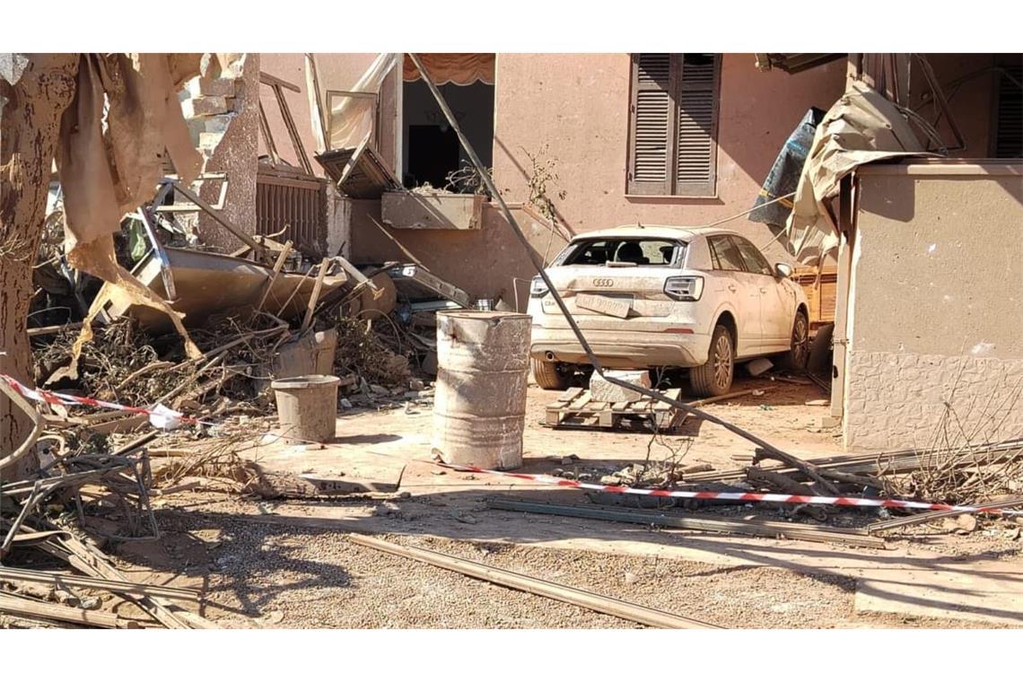 Zwei Wasserhosen haben die italienische Region Trapani heimgesucht.