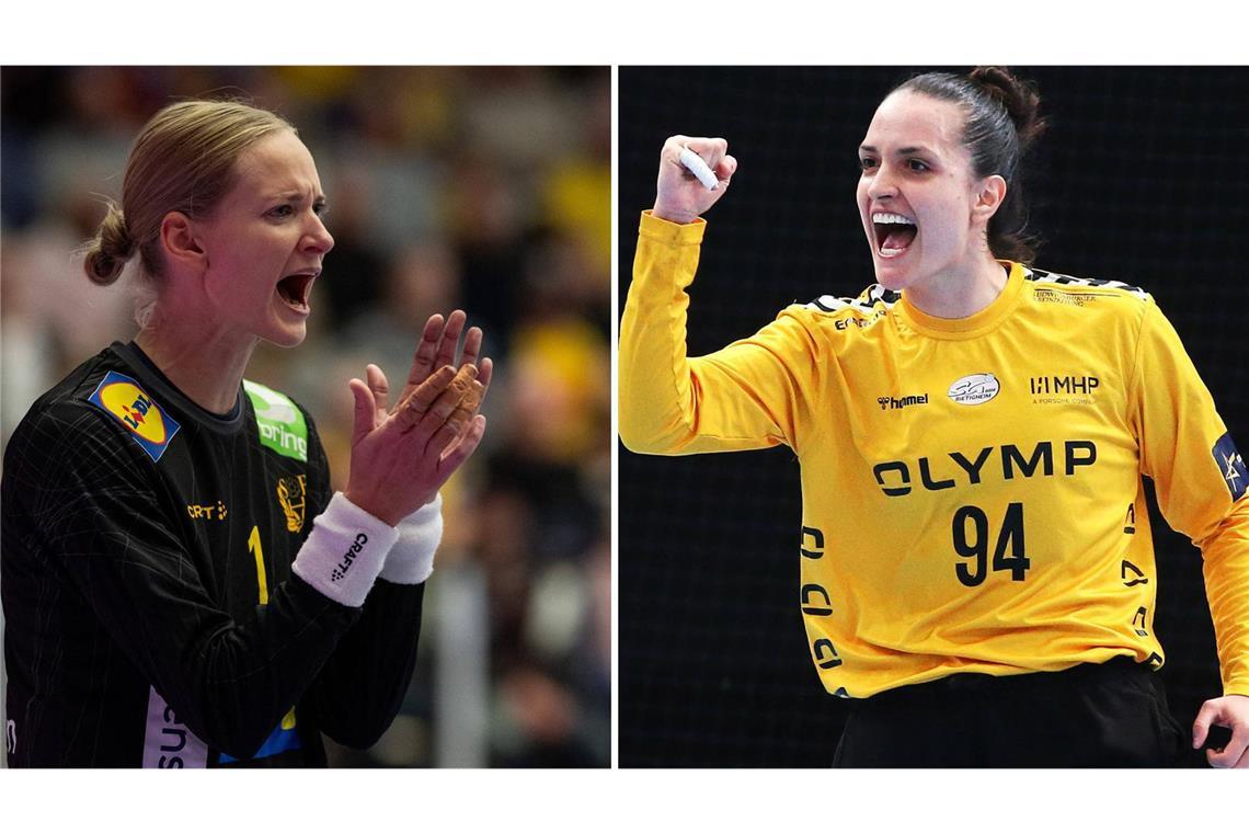 Zwei Weltklassetorhüterinnen mit Bietigheimer Vergangenheit treffen in Stuttgart aufeinander: Johanna Bundsen und Gabriela Moreschi (re.).