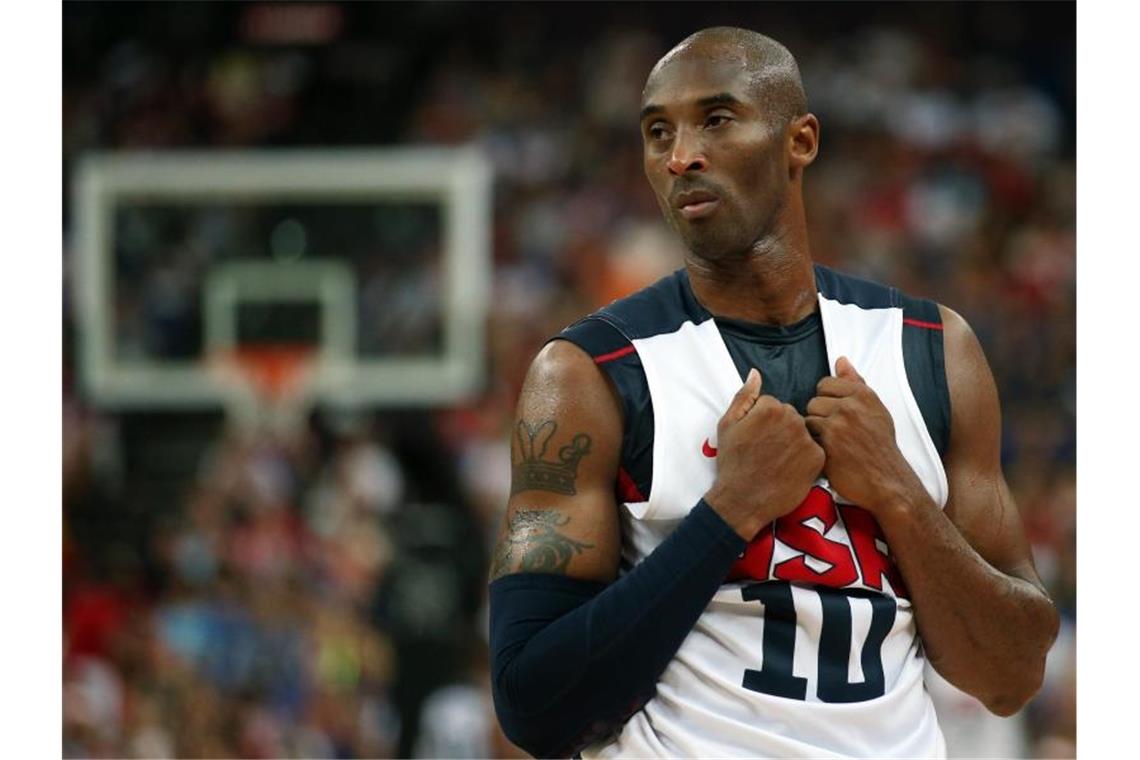 „Ruhe in Frieden“: Nowitzki und Sport-Welt trauern um Bryant Zweimal führte Bryant das Team der USA zu Olympia-Gold. Foto: Friso Gentsch/dpa