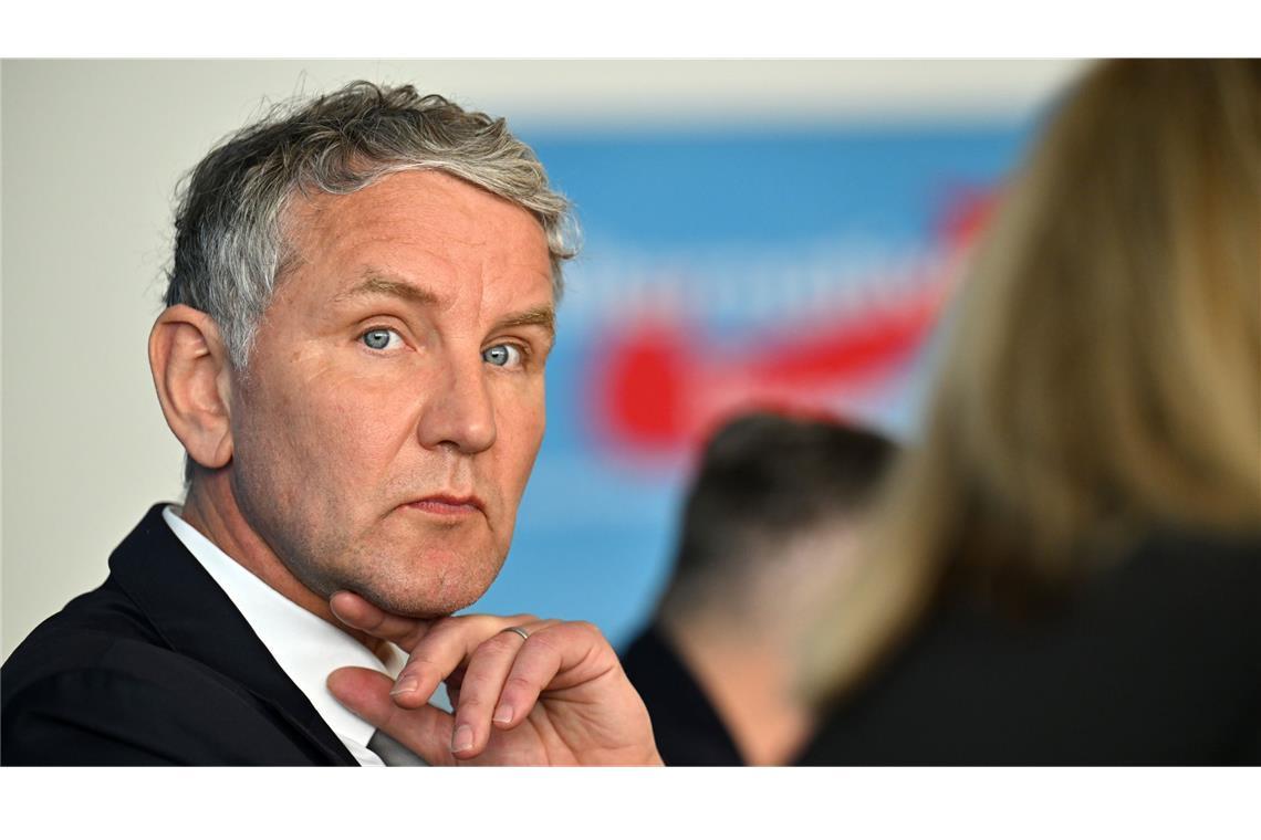 Zweimal verurteilt, aber für die AfD trotzdem eine Hilfe? Bei Björn Höcke scheiden sich in der baden-württembergischen Landespartei die Geister.