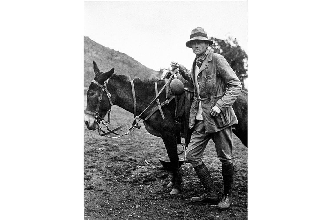 Der US-Archäologe Hiram Bingham entdeckt die Ruinen von Machu Picchu Zwischen 1906 und 1924 unternahm er sechs Expeditionen nach Südamerika.