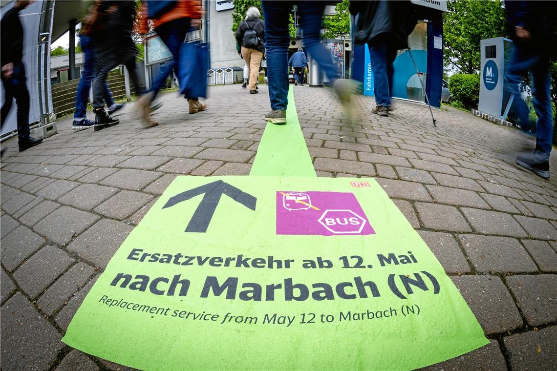Ihre Erfahrungen mit dem SEV Zwischen Backnang und Marbach verkehren aktuell keine S-Bahnen. Wie läuft der Schienenersatzverkehr?Foto: Alexander Becher