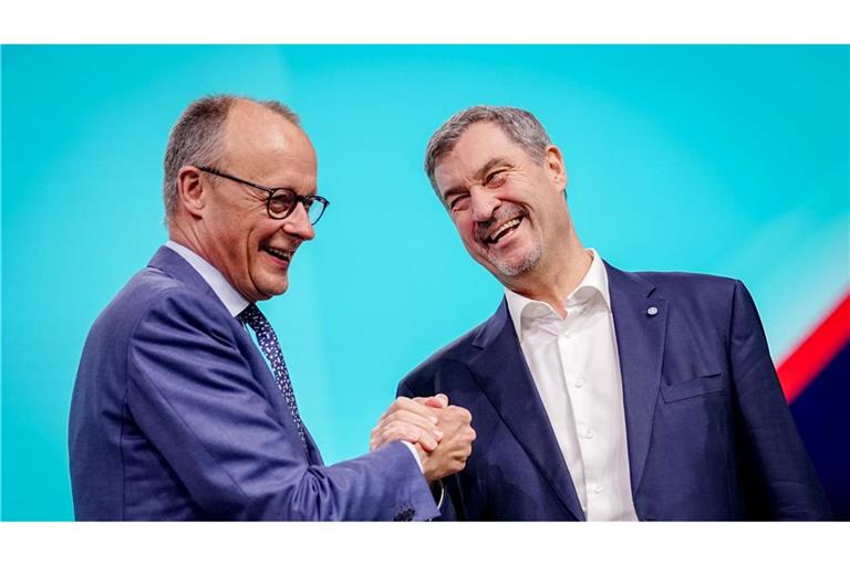 Zwischen diese beiden passt beim CDU-Parteitag kein Blatt.