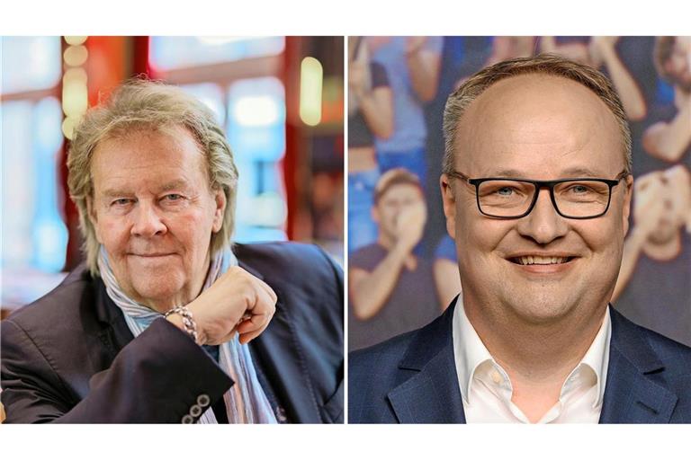 Zwischen Howard Carpendale (links) und Oliver Welke herrscht angespannte Stimmung.