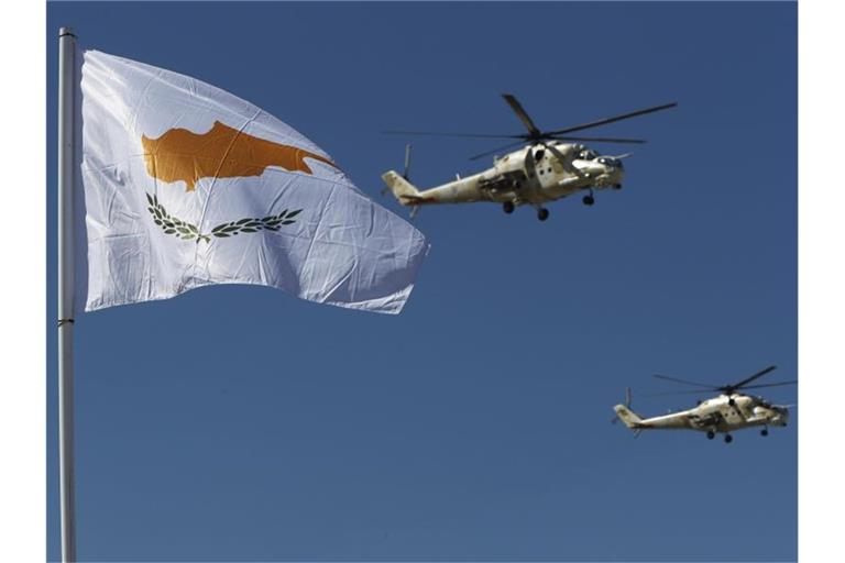 Zypern verlangt von der EU mehr Hilfe gegen die Türkei. Die Sanktionsdrohungen werden aufrecht gehalten. Foto: Petros Karadjias/AP/dpa